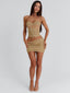MALIYAH MINI SKIRT GOLD Mini Skirt 