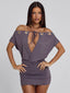 MARCY MINI DRESS MAUVE Mini Dress 