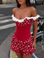 MARGAUX MINI DRESS RED Mini Dress 
