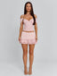 MARVINA MINI SKIRT PINK Mini Skirt 
