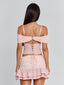 MARVINA MINI SKIRT PINK Mini Skirt 