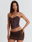 MONTY MINI SKIRT BRONZE Mini Skirt 