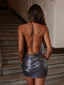 MIAI MINI DRESS GUN METAL Mini Dress 
