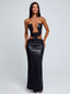 MILARAE MIDI DRESS BLACK Maxi Dress 