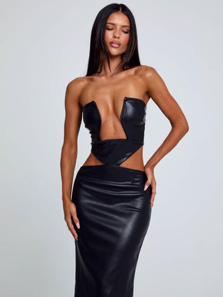MILARAE MIDI DRESS BLACK Maxi Dress 