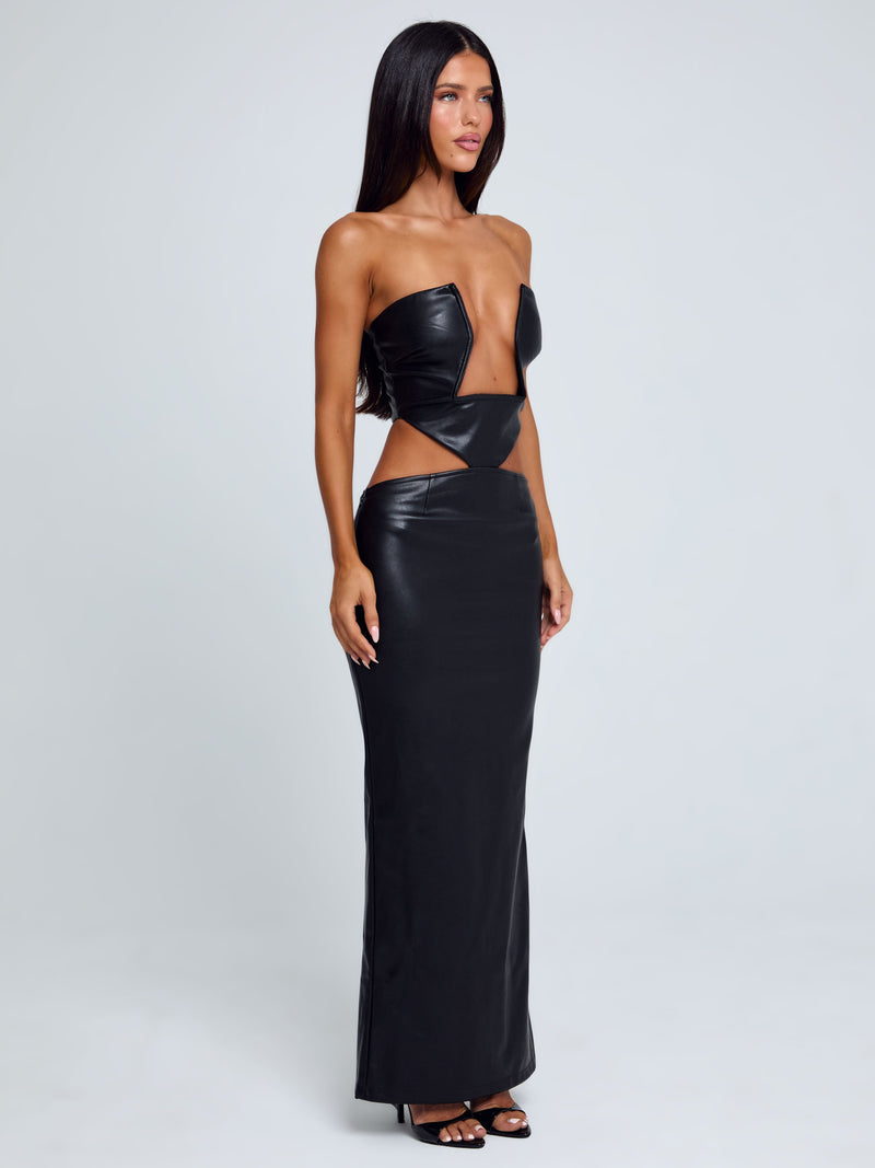 MILARAE MIDI DRESS BLACK Maxi Dress 