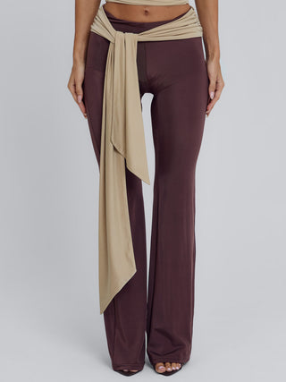 MINNA PANT BROWN TAN Pants 