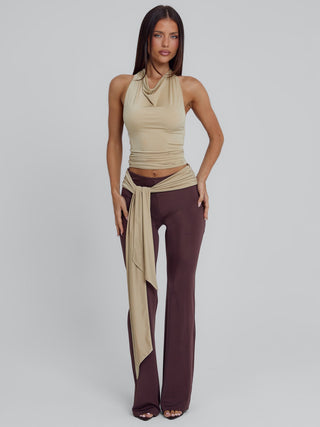 MINNA PANT BROWN TAN Pants 