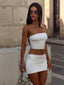 NAOMIE CROP TOP WHITE Crop Top 