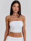 NAOMIE CROP TOP WHITE Crop Top 
