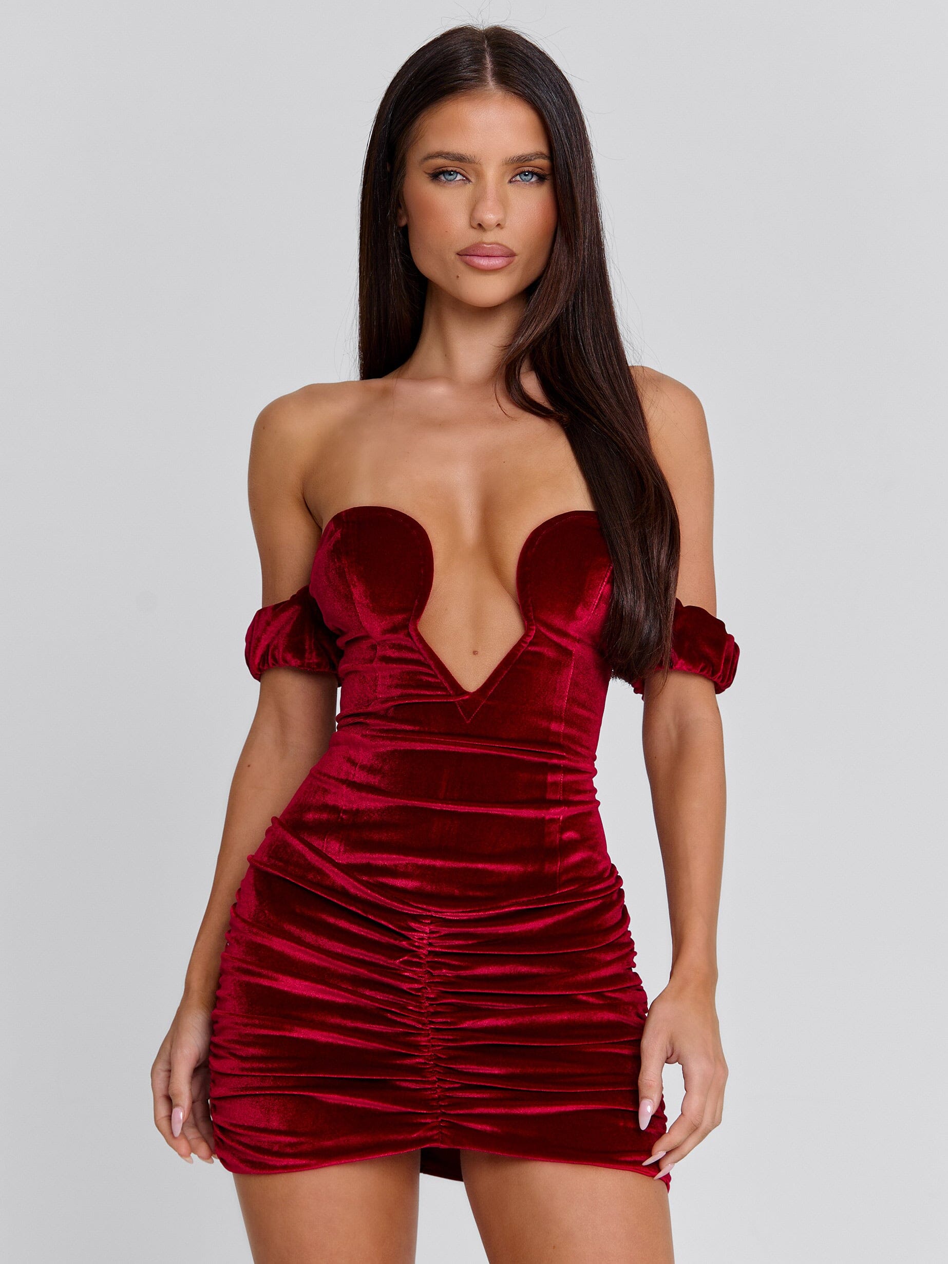 strapless open back dress Red 1950s Gold Glitter Patchwork Dress main image 1