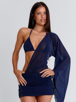 NAYELI TWO-PIECE MINI DRESS NAVY Mini Dress 