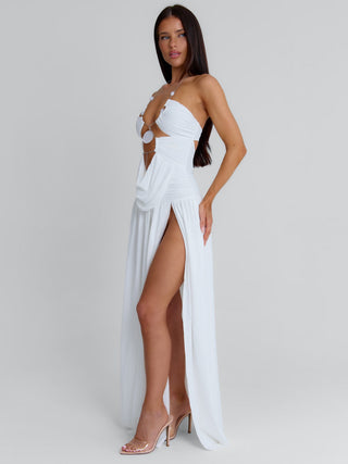 NELLY MAXI DRESS WHITE Maxi Dress 