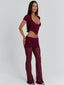 NERISSA PANTS BURGUNDY Pants 