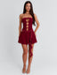 NINA MINI DRESS BURGUNDY Mini Dress 