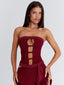 NINA MINI DRESS BURGUNDY Mini Dress 