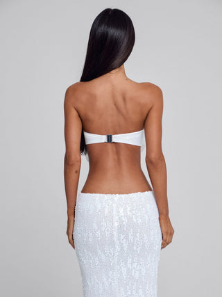 NIVA TOP WHITE Crop Top 