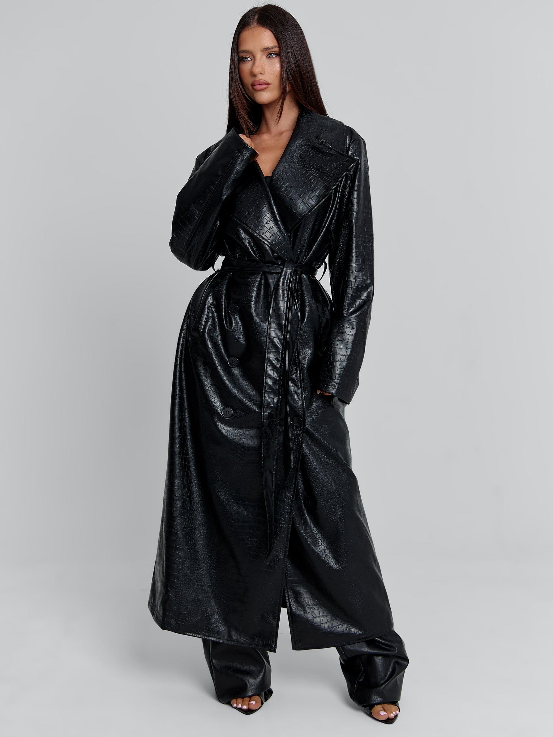 Nolita Trench Coat Black | Outcast UK