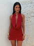 NORA MINI DRESS RED Mini Dress 