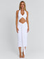 OMERY MIDI DRESS WHITE Midi Dress 