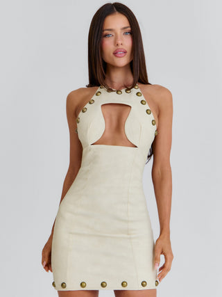 ORLENA MINI DRESS IVORY Mini Dress 