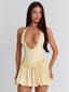 PAISLEE MINI DRESS YELLOW Mini Dress 
