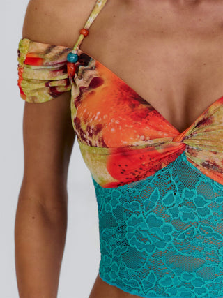 PIPPIN TOP TIGERLILY Crop Top 