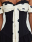 PRESLEY MINI DRESS BLACK POLKA DOT Mini Dress 