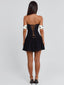 PRESLEY MINI DRESS BLACK POLKA DOT Mini Dress 