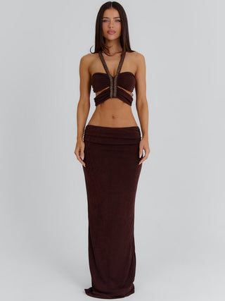 RACHANA MAXI DRESS CHOCOLATE Maxi Dress 