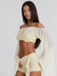 RIYA CROP TOP YELLOW POLKA DOT Crop Top 