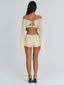 RIYA CROP TOP YELLOW POLKA DOT Crop Top 