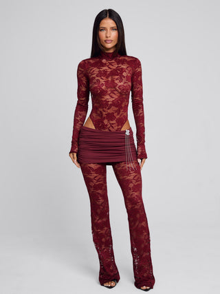 ROSELLE PANT WINE Pants 