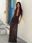 ROSII MAXI DRESS CHOCOLATE BROWN Maxi Dress 