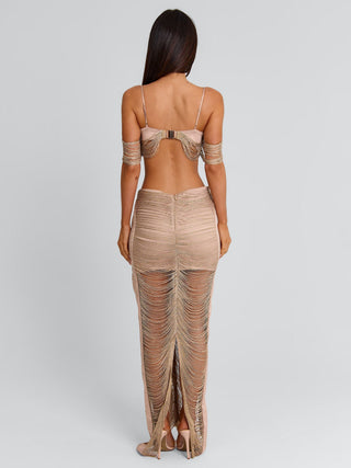 ROWAN TOP GOLD Crop Top 