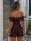 SAHARA MINI DRESS CHOCOLATE