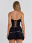 SAPHIA TOP BLACK Corset 