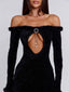 SENRAH MAXI DRESS BLACK Maxi Dress 