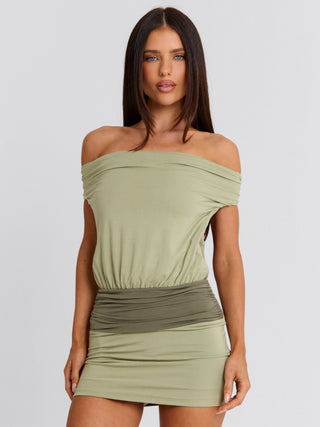 SHILOU MINI DRESS SAGE Mini Dress 