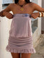 SIA MINI DRESS LIGHT MAUVE Mini Dress 