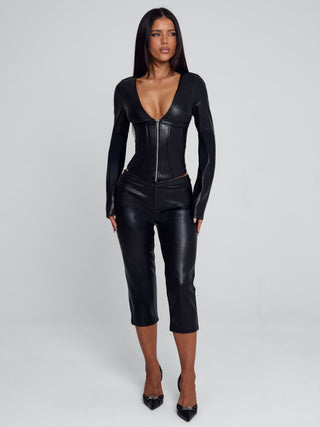 SIVANA CAPRI PANT BLACK Pants 