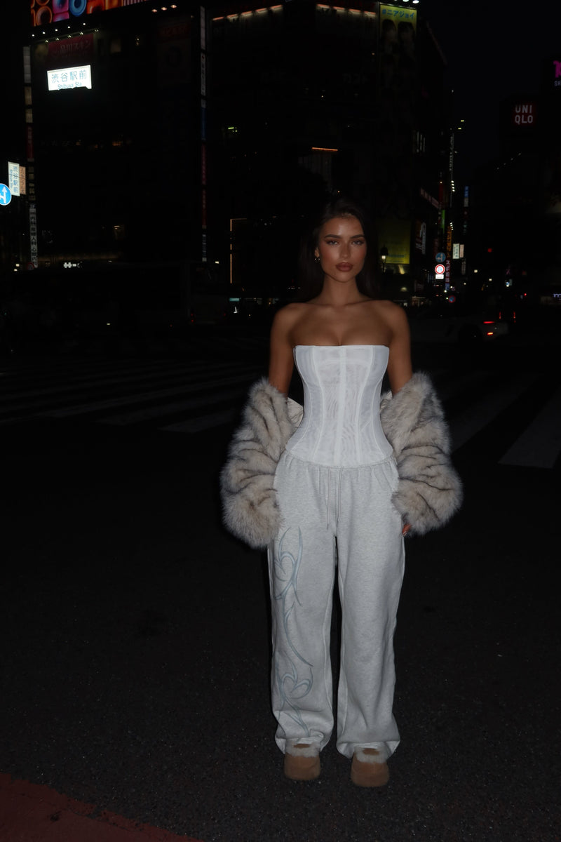 SOLA MESH CORSET TOP WHITE Corset 