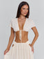 SOLEIA MAXI SKIRT CREAM Maxi Skirt 