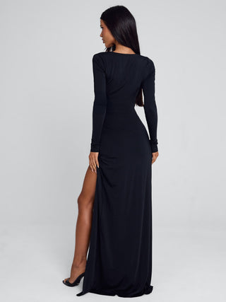 Solvia Maxi Dress Black | Outcast UK Solvia Maxi Dress Black | Outcast UK