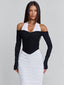 TAHITI MAXI DRESS WHITE/BLACK Maxi Dress 
