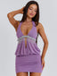 TAHLIAH MINI DRESS PURPLE Mini Dress 
