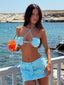 TAIN MINI SKIRT BLUE Mini Skirt 