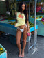 TELLA TOP YELLOW Graphic Tee 