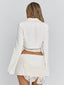 TOSCANA SKIRT IVORY Mini Skirt 