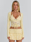 TRIXI TOP YELLOW Cardigan 